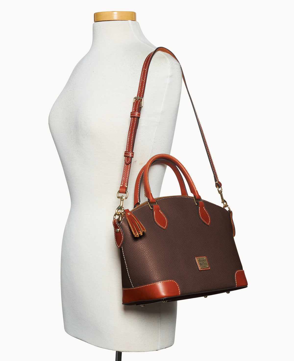 Pebble Grain Geena Satchel