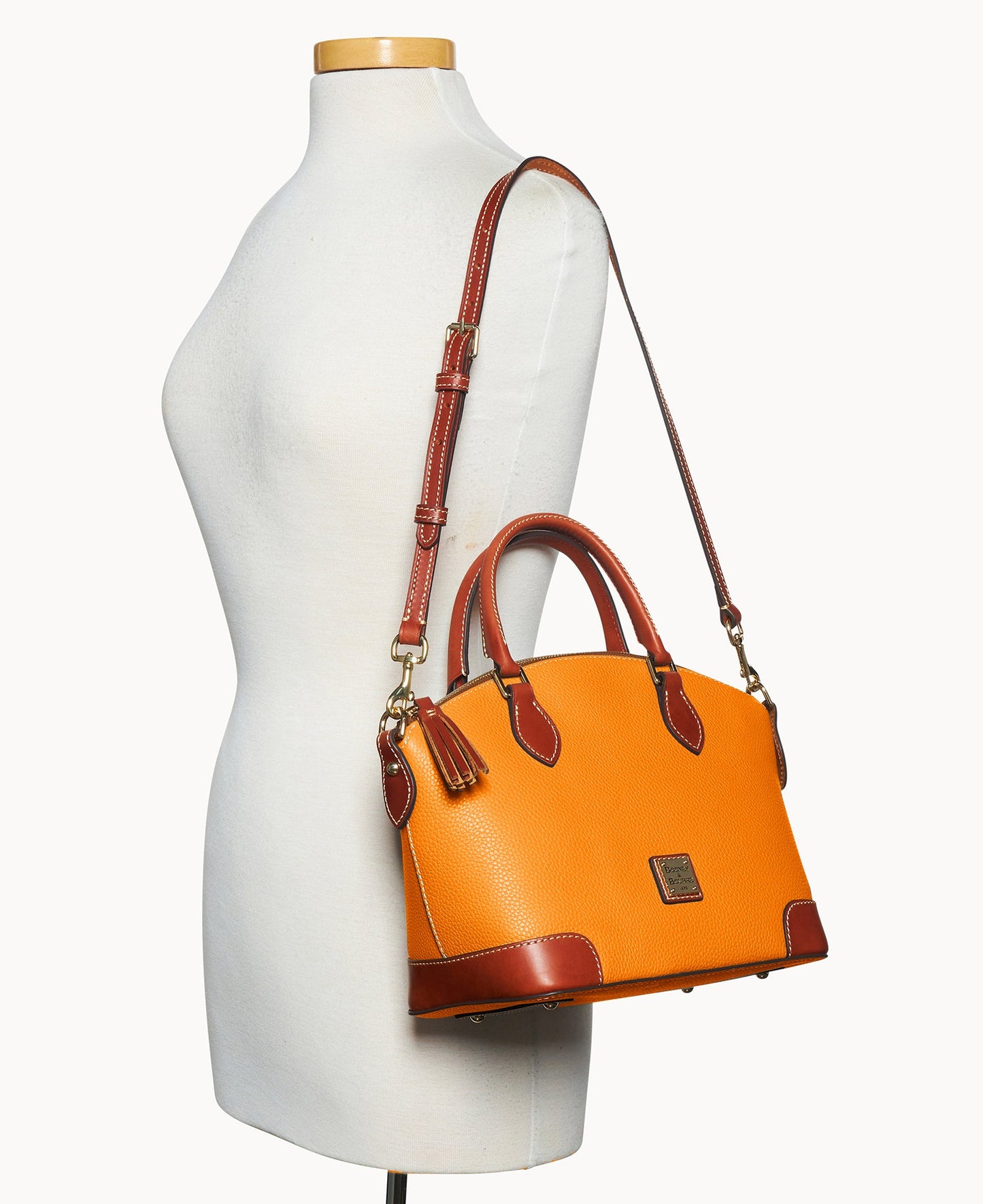 Pebble Grain Geena Satchel