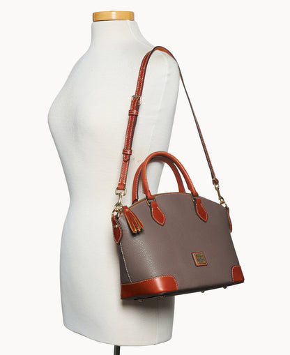 Pebble Grain Geena Satchel