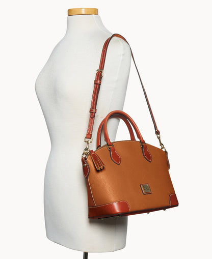 Pebble Grain Geena Satchel