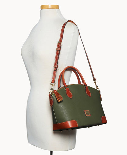 Pebble Grain Geena Satchel