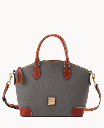 Pebble Grain Geena Satchel