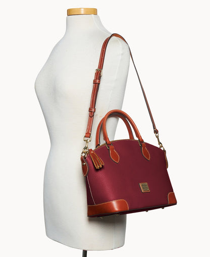 Pebble Grain Geena Satchel